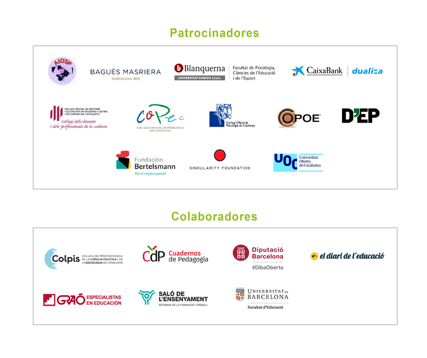 Patrocinadores y colaboradores de los Premios Educaweb 2021
