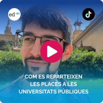Vídeo explicatori del funcionament de l'adjudicació de places a les universitats públiques a Espanya