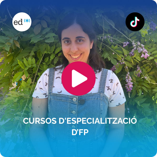 Vídeo sobre els cursos d'especialització