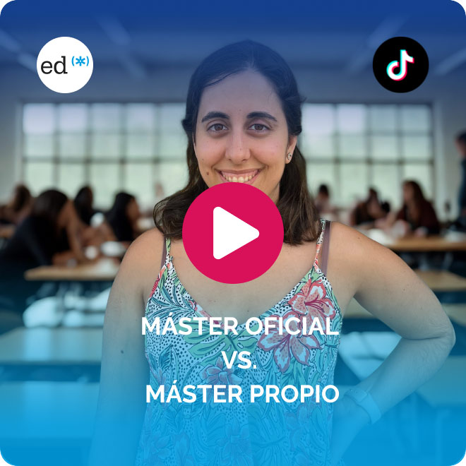 Vídeo de diferències entre Màsters oficials i Másters propis