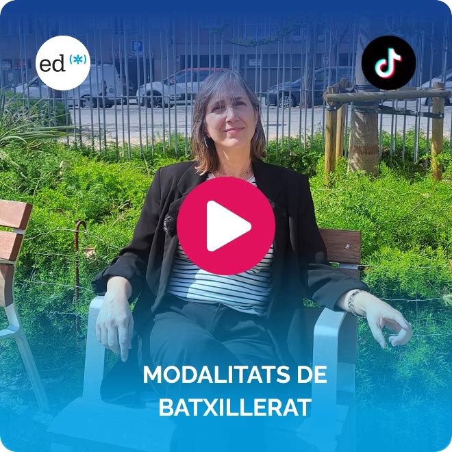 Vídeo sobre les diferents modalitats del Batxillerat