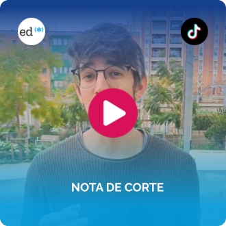 Vídeo de TikTok con la explicación de qué es la nota de corte