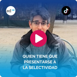 Vídeo sobre las personas que tienen que presentarse a la selectividad