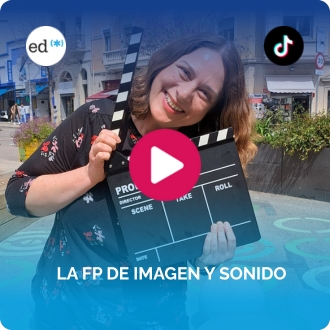Vídeo de TikTok sobre la FP de la familia profesional Imagen y Sonido